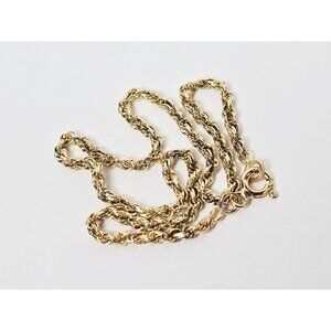 Beautiful 14K Karat Solid Yellow Gold Designer Rope Bracelet - 8.50" Length